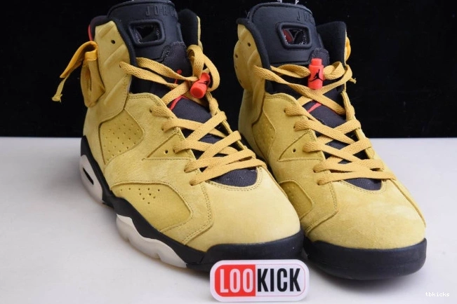 Reps TBK CN1084-300 6 TRAVIS YELLOW X SCOTT AIR JORDAN 0816